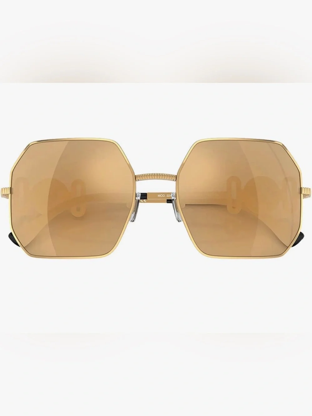 NWT Authentic Versace Gold Frame Sunglasses.